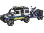Sparkys CITY SERVICE CAR - 1:14 - Policejní auto s přívěsem a motorkou (se zvukem a světly) 6
