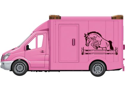Sparkys CITY SERVICE CAR - 1:14 Transport koní - růžový