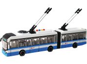 Sparkys CITY SERVICE CAR - 1:16 Kloubový trolejbus - modrý na setrvačník se zvuky