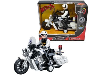 Sparkys CITY SERVICE CAR - 1:16 Policejní motorka