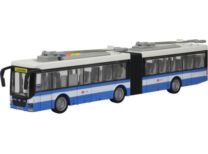 Sparkys CITY SERVICE CAR - 1:16 Trolejbus kloubový modro-bílý