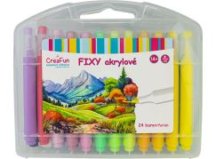 Sparkys CreaFun - Fixy akrylové 24 barev