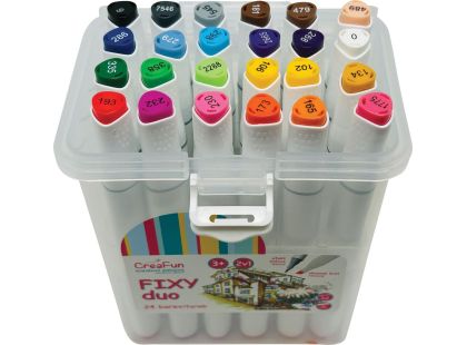 Sparkys CreaFun - Fixy DUO v boxu 24 barev