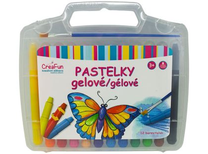 Sparkys CreaFun - Gelové omyvatelné pastelky 12 barev