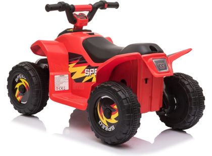 Sparkys Dětská elektrická čtyřkolka červená