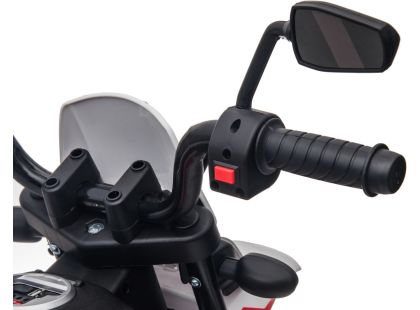 Sparkys Dětská elektrická motorka APRILIA RX-125 bílá