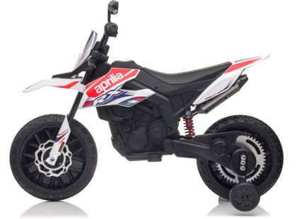 Sparkys Dětská elektrická motorka APRILIA RX-125 bílá