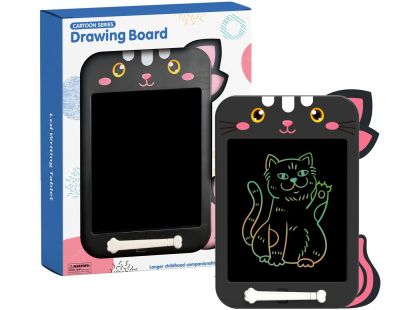 Sparkys Dětská mazací kreslící tabule 26,7 cm - kočka, barevné kreslení