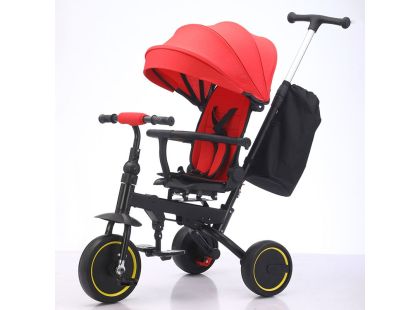 Sparkys Dětská tříkolka Premium 5 v 1 červená