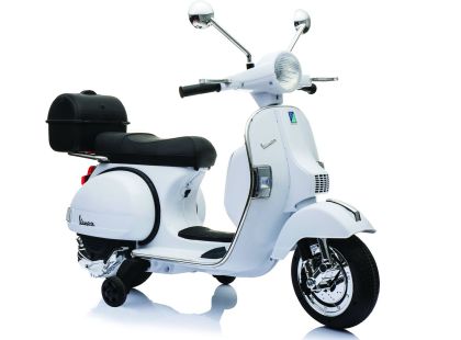 Sparkys Dětský elektrický skútr Vespa PX150 bílý