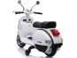 Sparkys Dětský elektrický skútr Vespa PX150 bílý 6