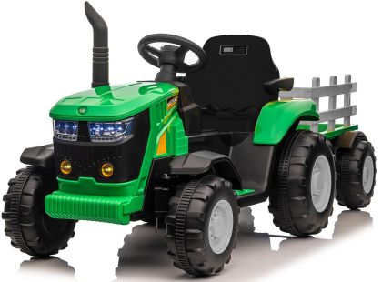Sparkys Dětský elektrický traktor FASTRAC s vlečkou + dálkový ovladač