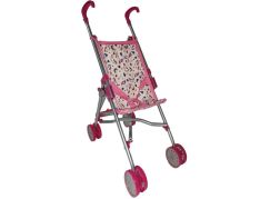 Sparkys Dětský kočárek golfky - růžový s jednorožci