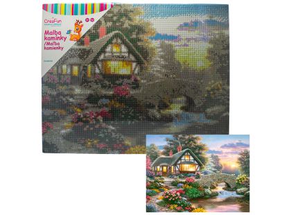 Sparkys Diamantové malování - Kouzelná zahrádka 40 x 50 cm