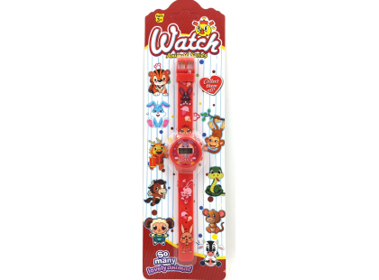 Sparkys Digitální hodinky zvířátka 20,5 cm červené