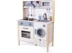 Sparkys Dřevěná dětská kuchyňka s troubou a pračkou
