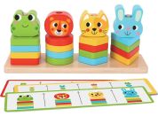 Sparkys Dřevěná edukativní hra zvířátka