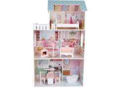 Sparkys Dřevěný dům pro panenky Leia s 10 doplňky