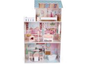 Sparkys Dřevěný dům pro panenky Leia s 10 doplňky