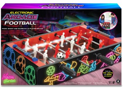 Sparkys Elektronický arkádový stolní fotbal Neon