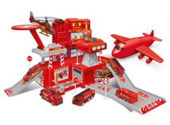 Sparkys Hasičský SET garáž s autem měnící barvu