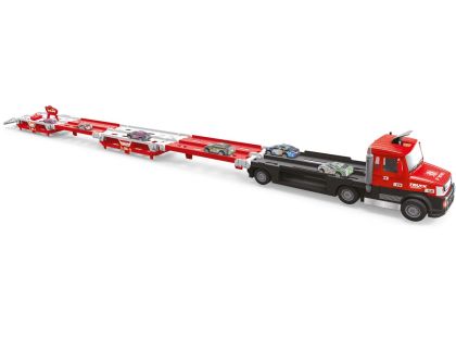 Sparkys Hasičský TRUCK 2v1 se světlem a zvukem a 6 auty