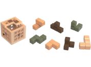 Sparkys Hlavolam - Kostka v kleci dřevěný hlavolam