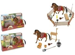 Sparkys Hnědý Kůň s příslušenstvím 8 nebo 13ks