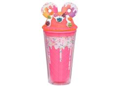 Sparkys Kelímek s víčkem a brčkem Donuts 480ml sv. růžový