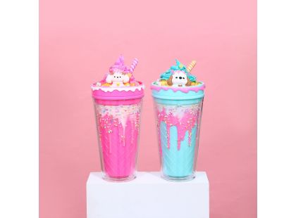 Sparkys Kelímek s víčkem a brčkem Zmrzlinový Pejsek 480ml - více variant