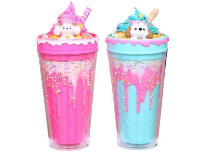 Sparkys Kelímek s víčkem a brčkem Zmrzlinový Pejsek 480ml - více variant