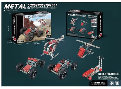 Sparkys Kovová stavebnice 5v1 281 dílky