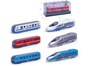 Sparkys Kovový model metra-vysokorychlostního vlaku 1:64 metro bílé