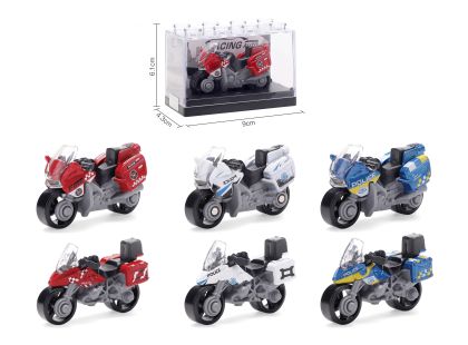 Sparkys Kovový model motorky 1:64