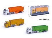 Sparkys Kovový model popelářského kamionu s návěsem 1:64