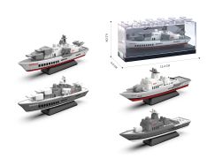 Sparkys Kovový model válečné lodi 1:64