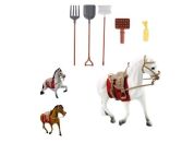 Sparkys Kůň ve stáji s příslušenstvím 7ks