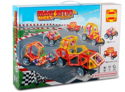 Sparkys Magnetická stavebnice 58 ks
