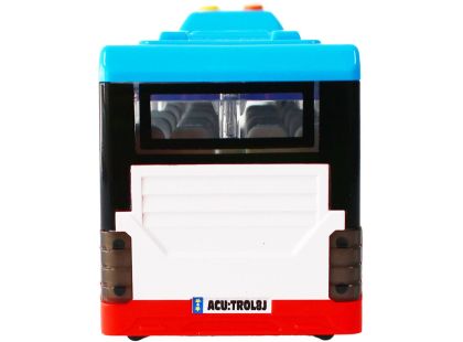 Sparkys Městský autobus na setrvačník s osvětlením a zvukem - červený