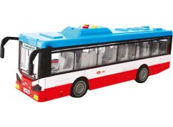 Sparkys Městský autobus na setrvačník s osvětlením a zvukem - červený