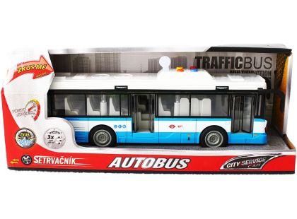 Sparkys Městský autobus na setrvačník s osvětlením a zvukem - modrý