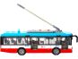 Sparkys Městský trolejbus na setrvačník s osvětlením a zvukem - červený 2