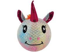 Sparkys Nafukovací plyšový kamarád - Jednorožec duhový 15 cm