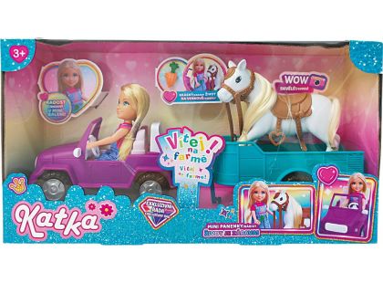 Sparkys Panenka farmářka - kůň,auto s přívěsem