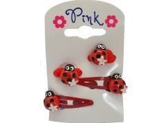 Sparkys PINK - Sada sponky a gumičky do vlasů BERUŠKA