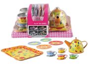 Sparkys Plechová čajová sada s příslušenstvím 15 ks