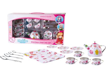 Sparkys Plechová čajová sada s příslušenstvím 19 ks