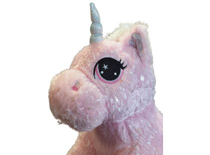 Sparkys PLYŠÁKOV - Jednorožec sedící 30 cm růžový