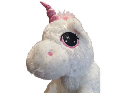 Sparkys PLYŠÁKOV - Jednorožec sedící 30 cm bílý