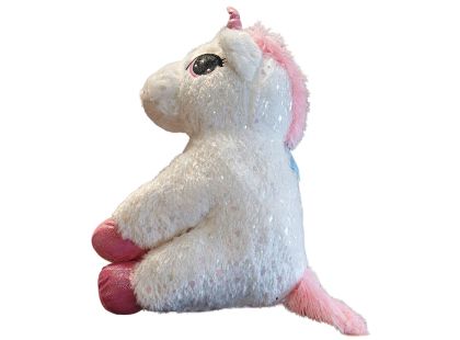Sparkys PLYŠÁKOV - Jednorožec sedící 30 cm bílý